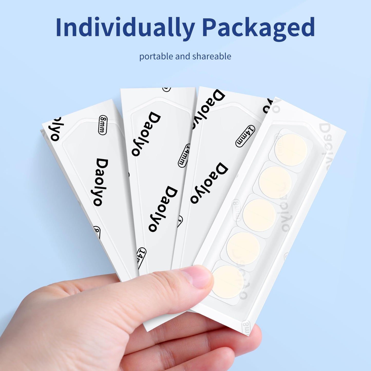 Pimple Patches for Face, 4 Size 300 Counts Acne Patches, Hydrocolloid Patches for Covering Zits and Blemishes, Spot Stickers with Salicylic Acid, Tea Tree Oil & Calendula Oil