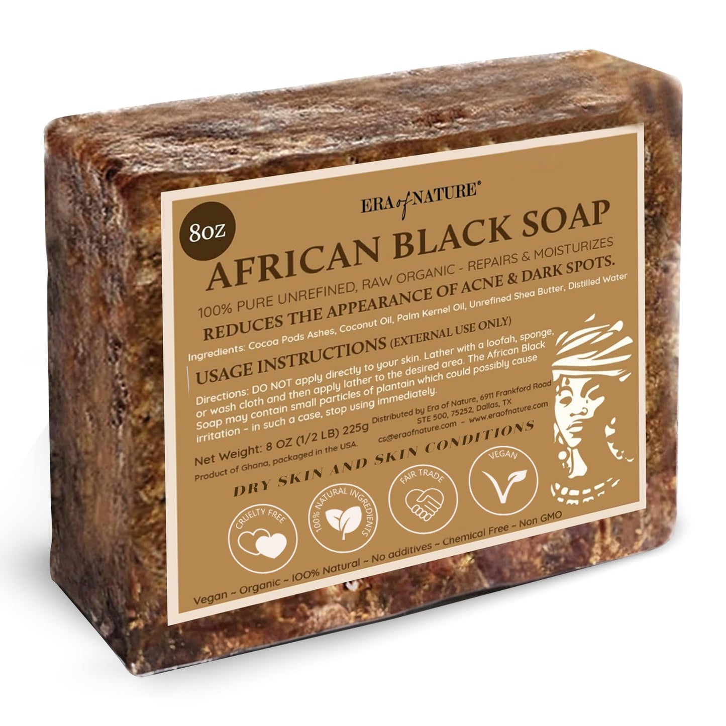 African Brightening Black Soap