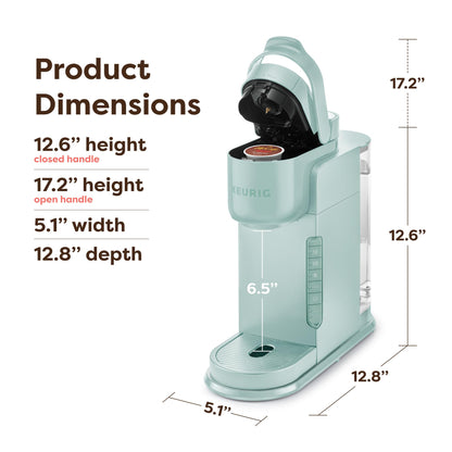 Keurig K-Express Single Serve K-Cup Pod Coffee Maker, 3 Brew Sizes, Strong Button Feature, 42oz Removable Reservoir, Black