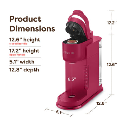 Keurig K-Express Single Serve K-Cup Pod Coffee Maker, 3 Brew Sizes, Strong Button Feature, 42oz Removable Reservoir, Black