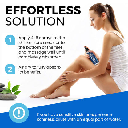 Pure Magnesium Oil Spray 8oz - Topical Magnesium Spray for Sleep Extra Strength - Less Sting - Less Itch - 100% Natural and Organic Oil - Made in USA