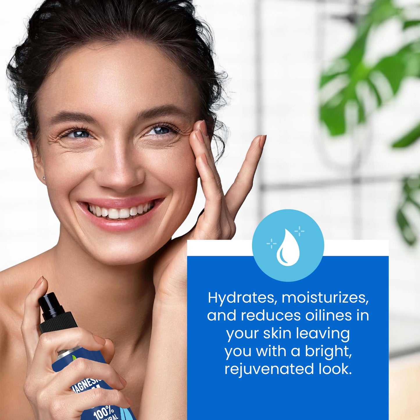 Pure Magnesium Oil Spray 8oz - Topical Magnesium Spray for Sleep Extra Strength - Less Sting - Less Itch - 100% Natural and Organic Oil - Made in USA