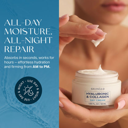 Vitamin C & Collagen Face Moisturizer - Dermatologist Tested, Anti-Aging, Skin Tightening - Brightening, Clean Beauty, Cruelty-Free, Korean Skincare for All Skin Types - 1.69 Fl oz