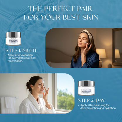 Vitamin C & Collagen Face Moisturizer - Dermatologist Tested, Anti-Aging, Skin Tightening - Brightening, Clean Beauty, Cruelty-Free, Korean Skincare for All Skin Types - 1.69 Fl oz