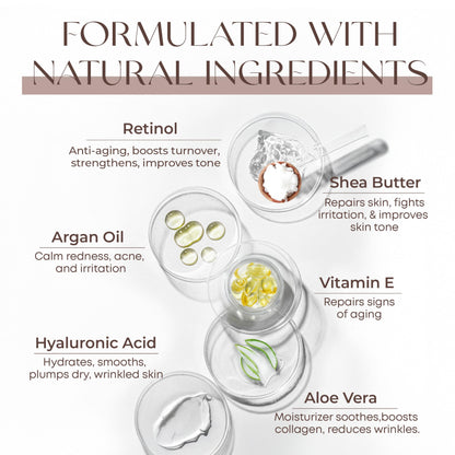 Vitamin C & Collagen Face Moisturizer - Dermatologist Tested, Anti-Aging, Skin Tightening - Brightening, Clean Beauty, Cruelty-Free, Korean Skincare for All Skin Types - 1.69 Fl oz