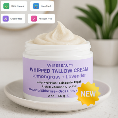 Tallow Cream Lemongrass & Lavender - Natural Moisturizer | Weightlosscave