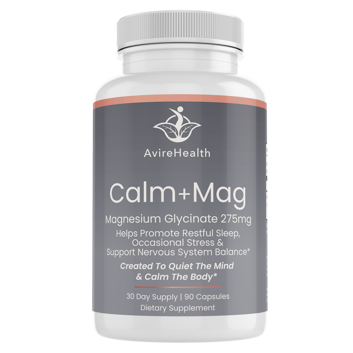 AvireHealth Magnesium Glycinate – Sleep, Stress Relief & Muscle Recovery (120 Capsules)